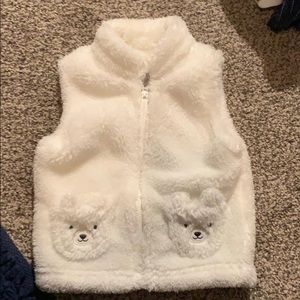 Kids off white vest